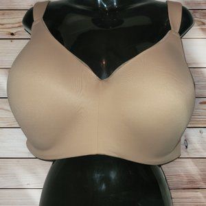 AUDEN Lightly Lined Wire-Free DDD - Tan Nude Beige Bra